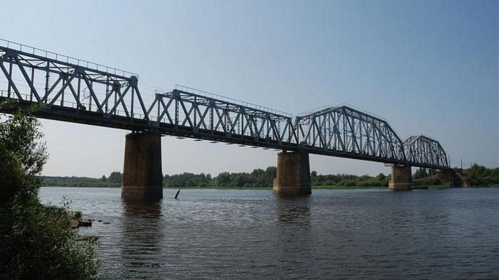 Железнодорожный мост Волхов-Пристань и Кириши, фото