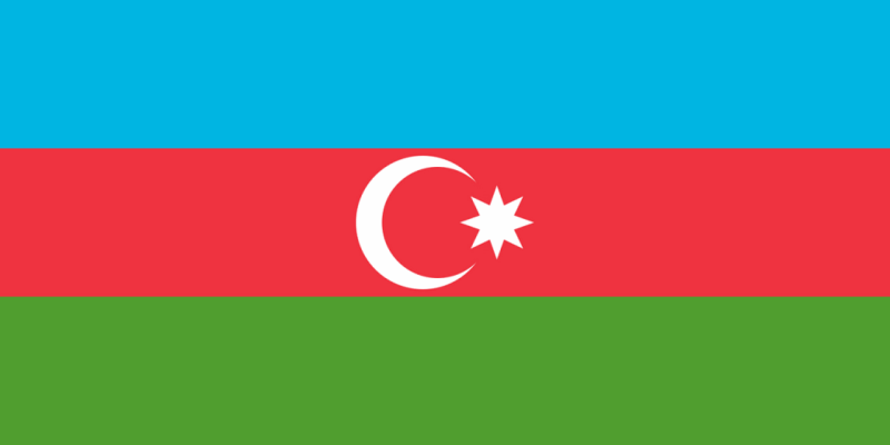 Флаг Азербайджана, фото