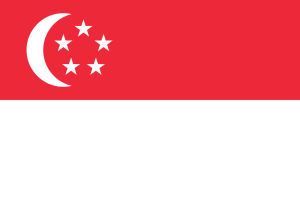 Флаг Сингапура, фото