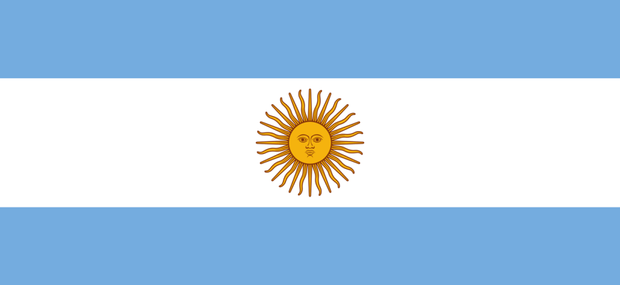 Флаг Аргентины, фото