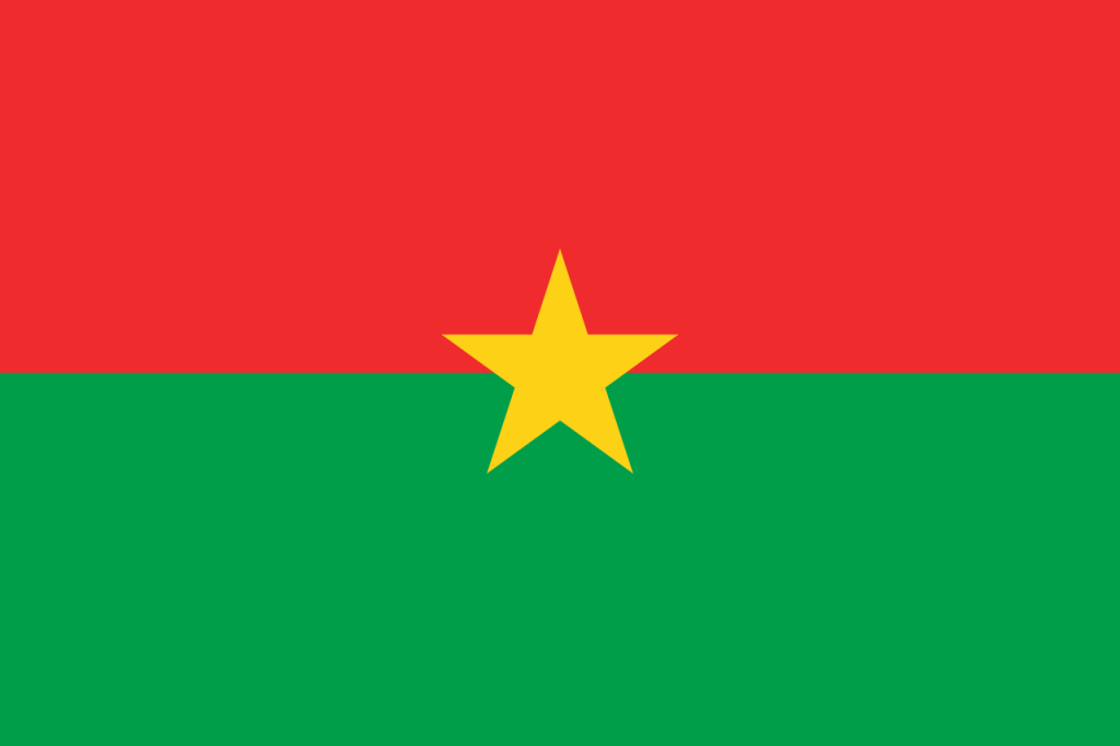 Флаг Буркина-Фасо, фото