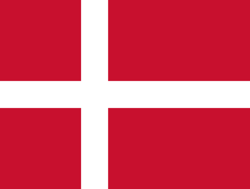 Флаг Дании, фото
