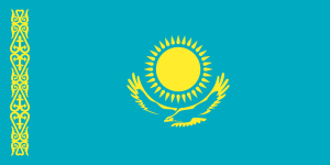 Флаг Казахстана, фото