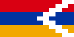 Флаг Нагорно-Карабахской Республики, фото
