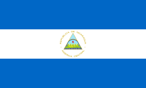 Флаг Никарагуа, фото