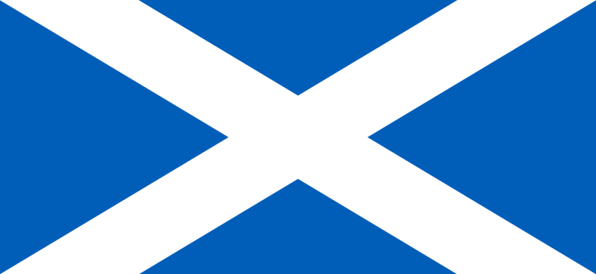 Флаг Шотландии, фото