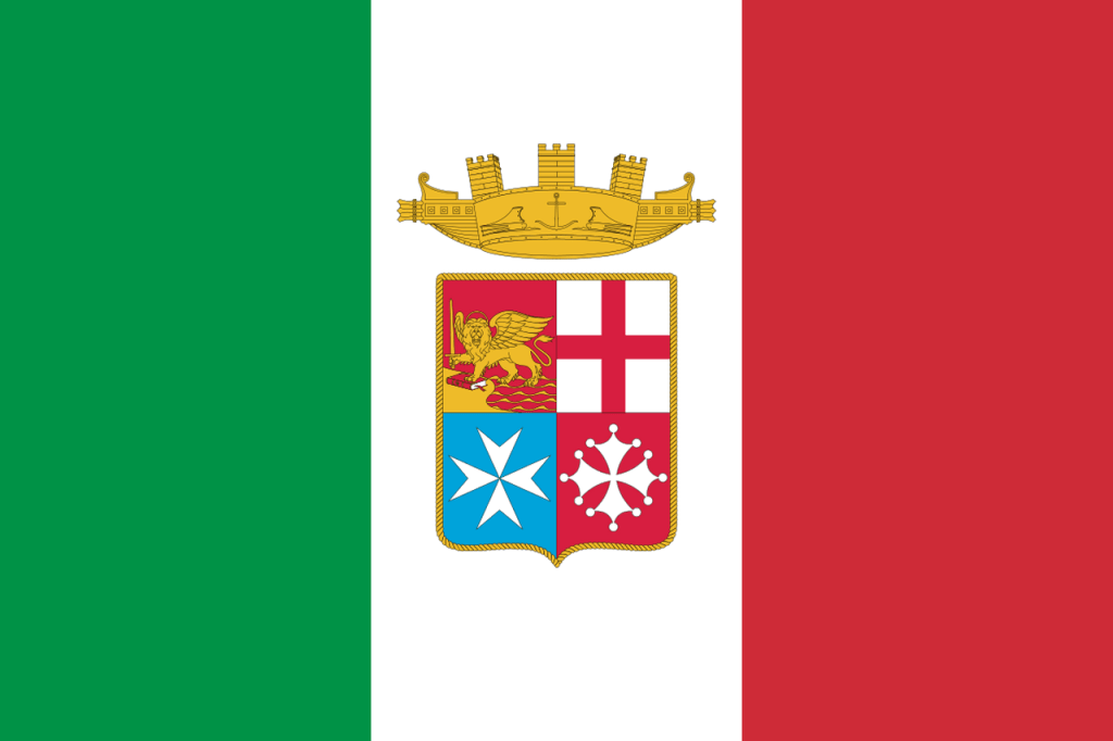 Флаг ВМС Италии, фото