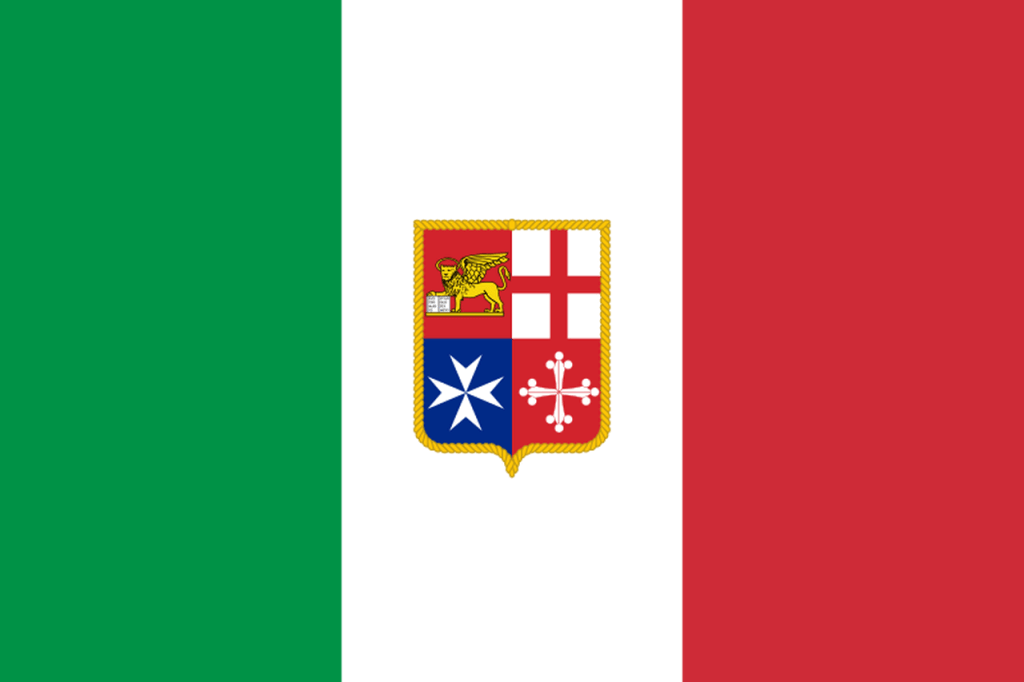 Гражданский флаг Италии, фото