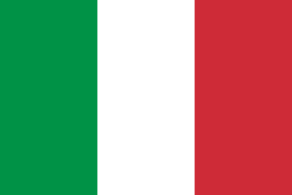 Национальный [этнический] (1861-1946) и гражданский (1925-1946) флаги Королевства Италия, фото