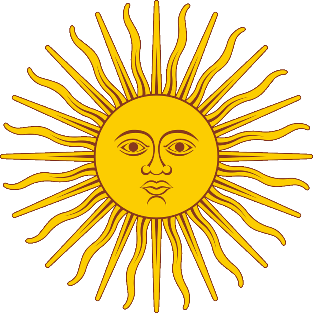 Солнце - символ аргентинского флага, фото