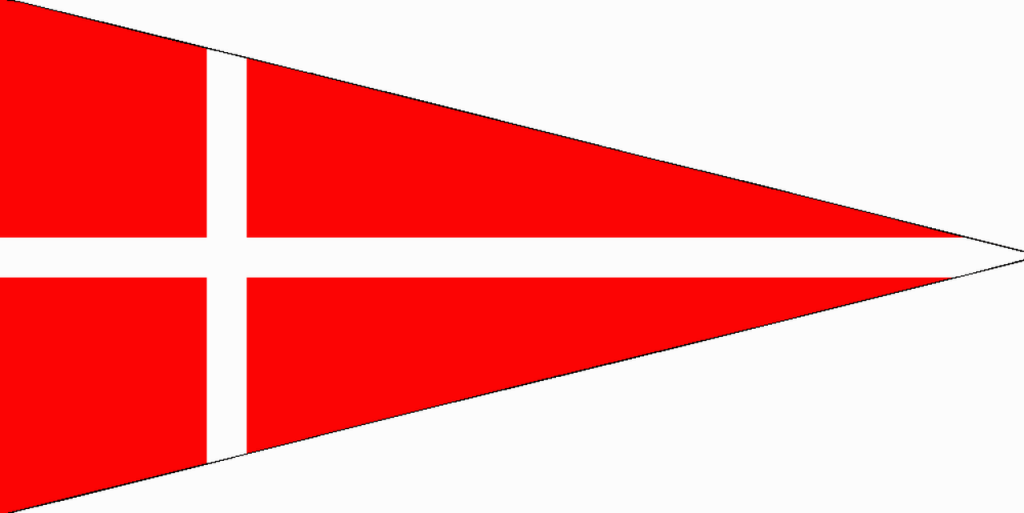Треугольный полевой флаг, используемый силами Швейцарского Конфедерации (ок. 1420), фото