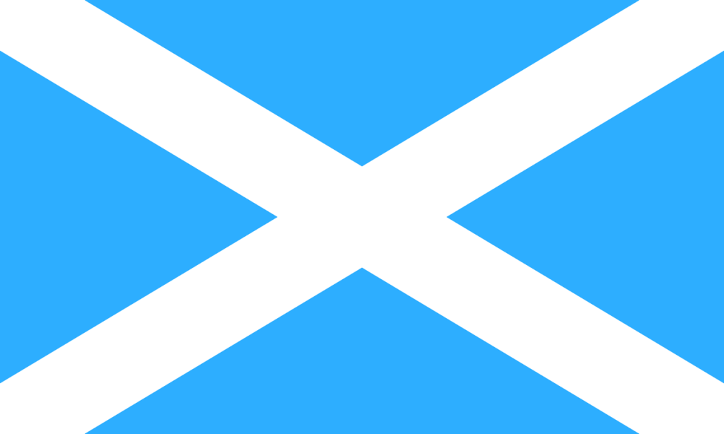 Исторически использовавшаяся версия флага голубого цвета, фото