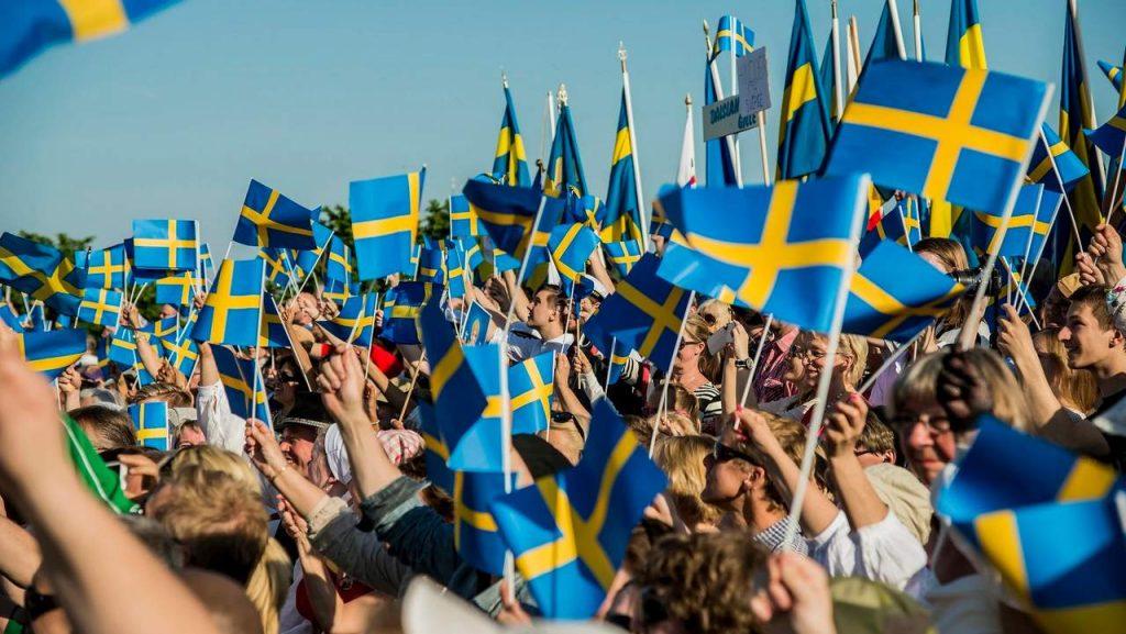 День национального флага Швеции, фото
