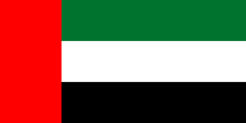 Флаг Объединенных Арабских Эмиратов, фото