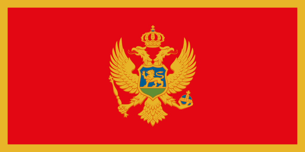 Флаг Черногории, фото