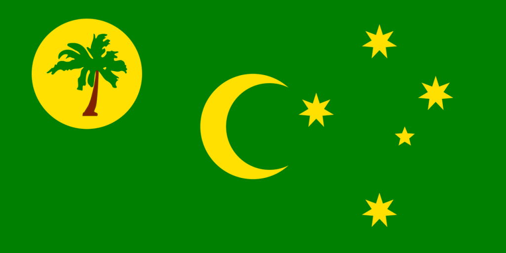 Флаг Кокосовых островов, фото