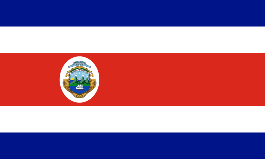 Флаг Коста-Рики, фото