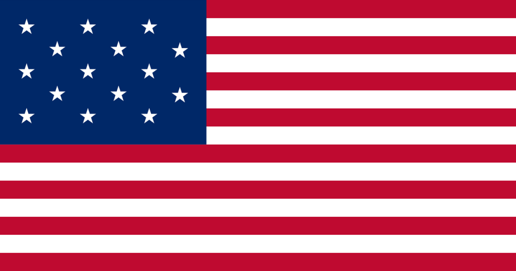 Флаг США (1795–1818), фото