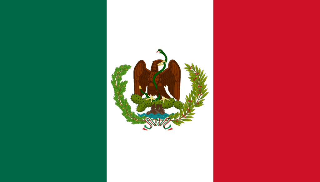 Флаг Мексики (1823-1864; 1867-1893), фото