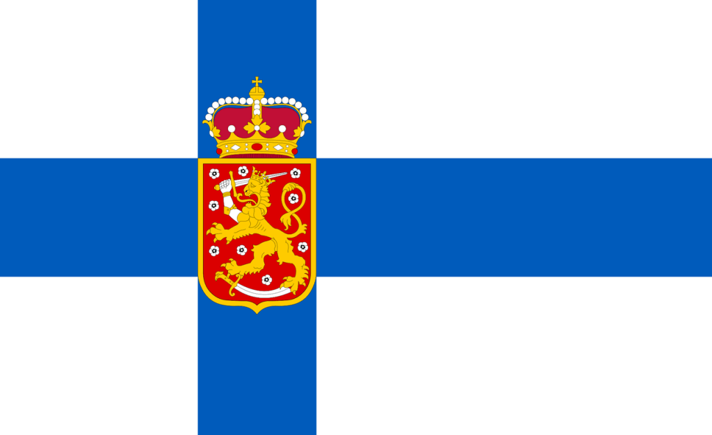 Государственный флаг Финляндии (29.05.1918-12.02.1920), фото