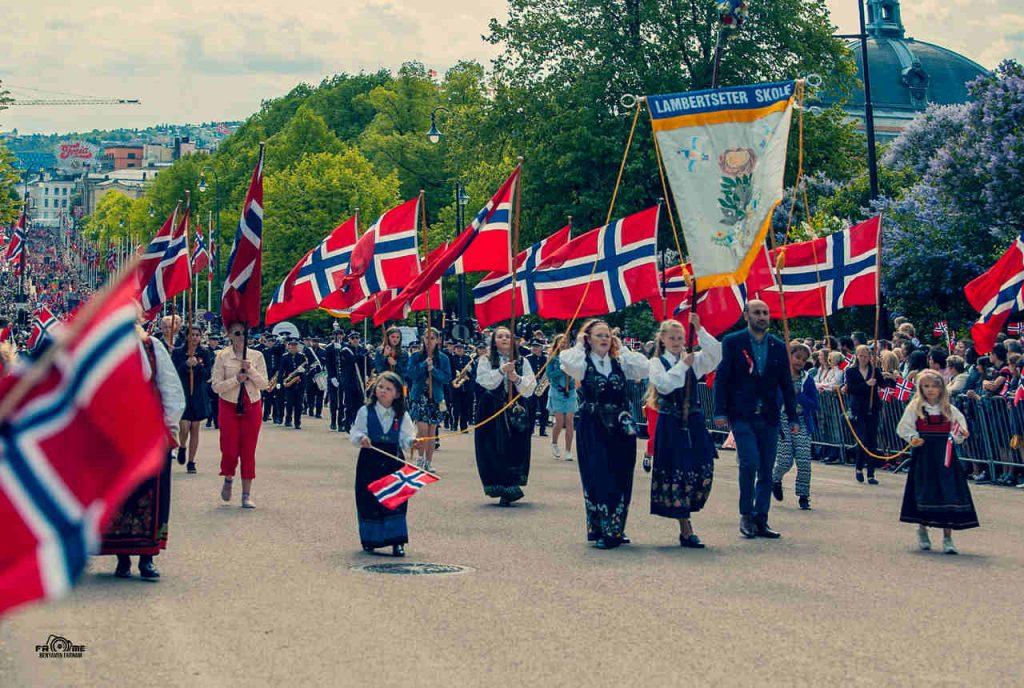 День национального флага в Норвегии, фото
