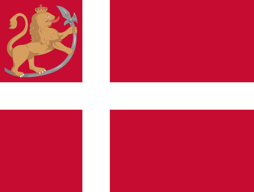 Флаг Королевства Норвегия (1814) и Норвегии (1814–1821), фото