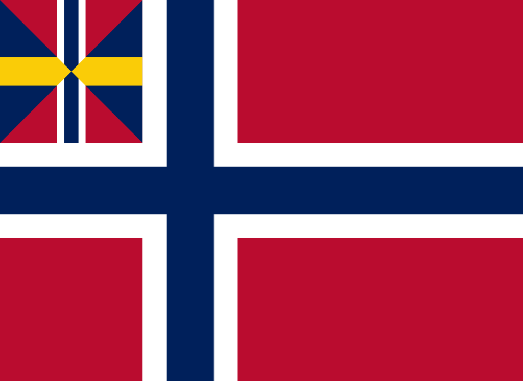 Флаг Норвегии (1844–1899), фото