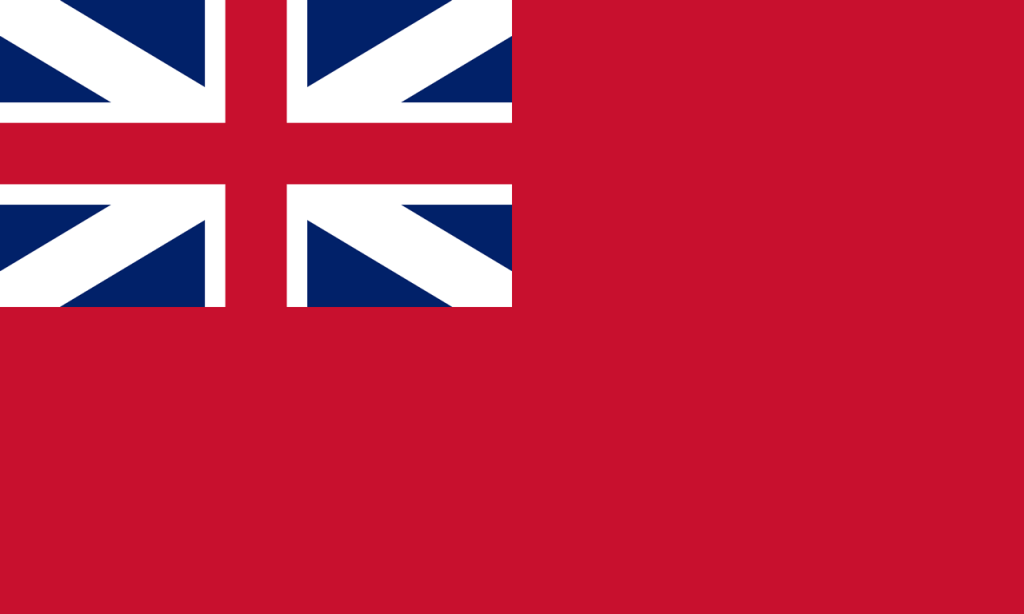 Флаг Британский Red Ensign (1707–1800), фото