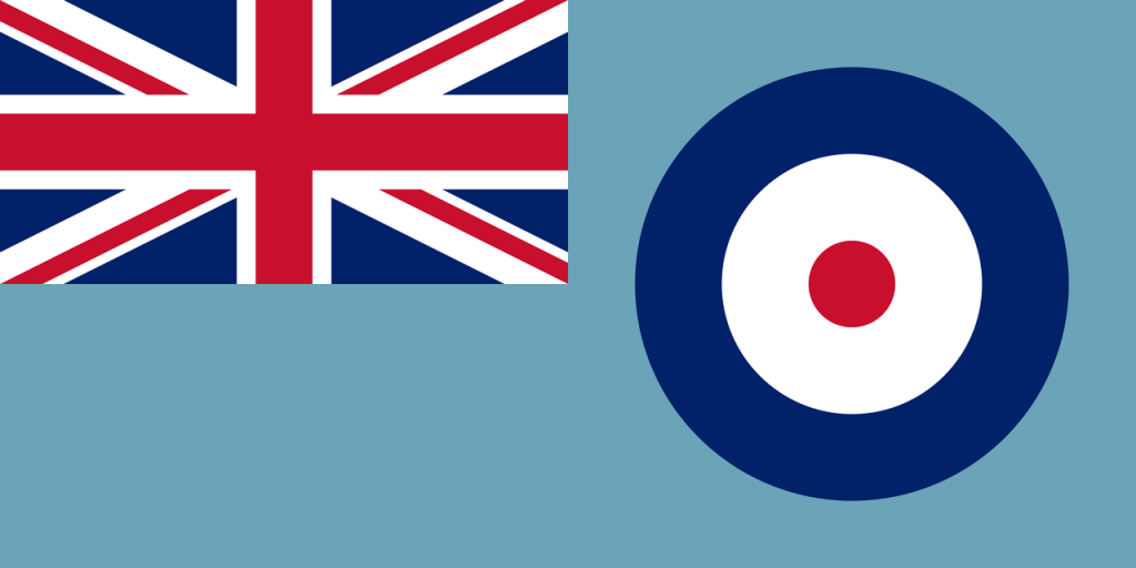 Флаг Королевских военно-воздушных сил Великобритании, фото
