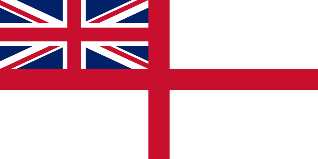 Флаг королевского ВМФ Великобритании, фото
