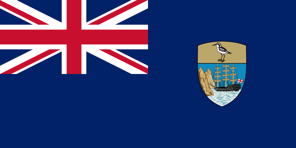 Флаг острова Святой Елены, фото