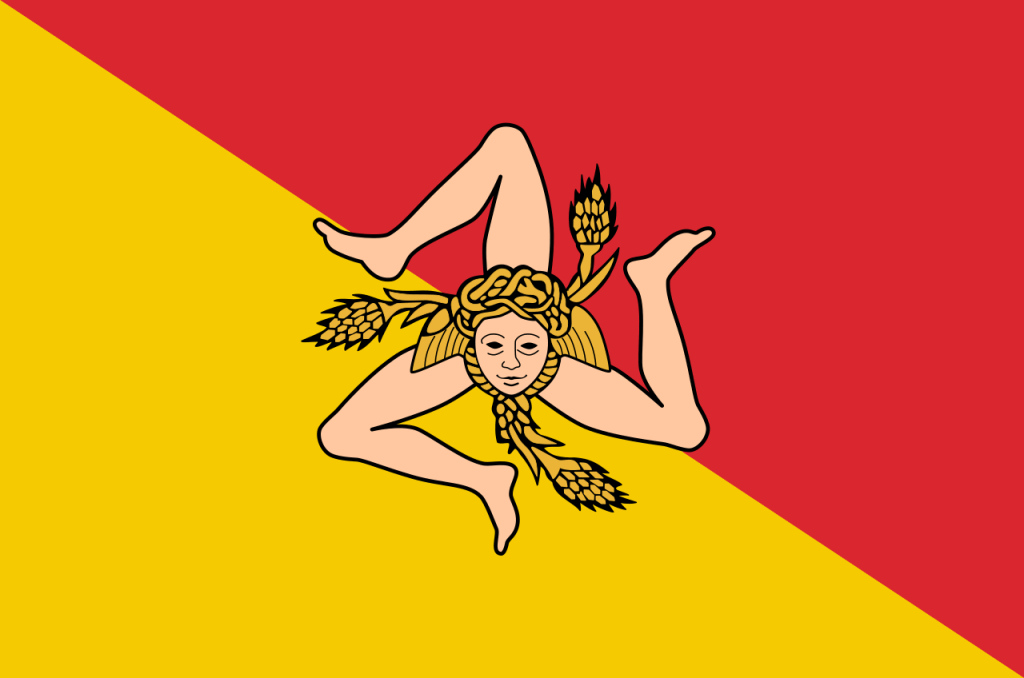 Флаг Сицилии, фото